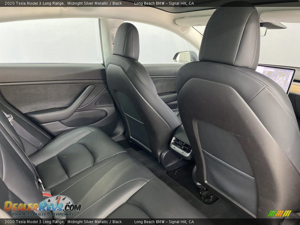 Rear Seat of 2020 Tesla Model 3 Long Range Photo #30