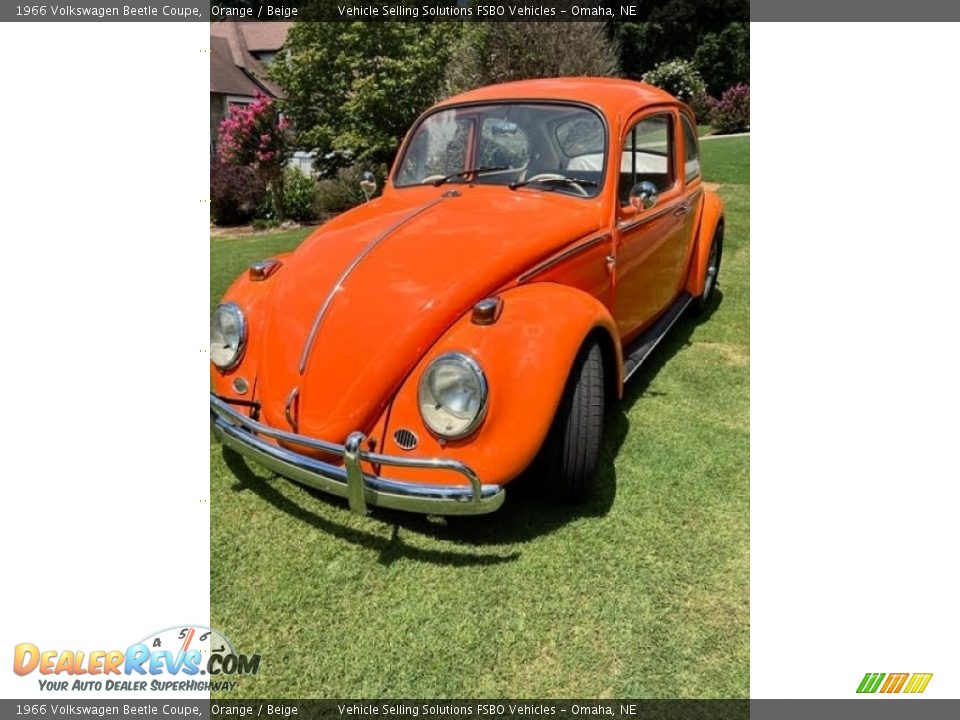 Orange 1966 Volkswagen Beetle Coupe Photo #1