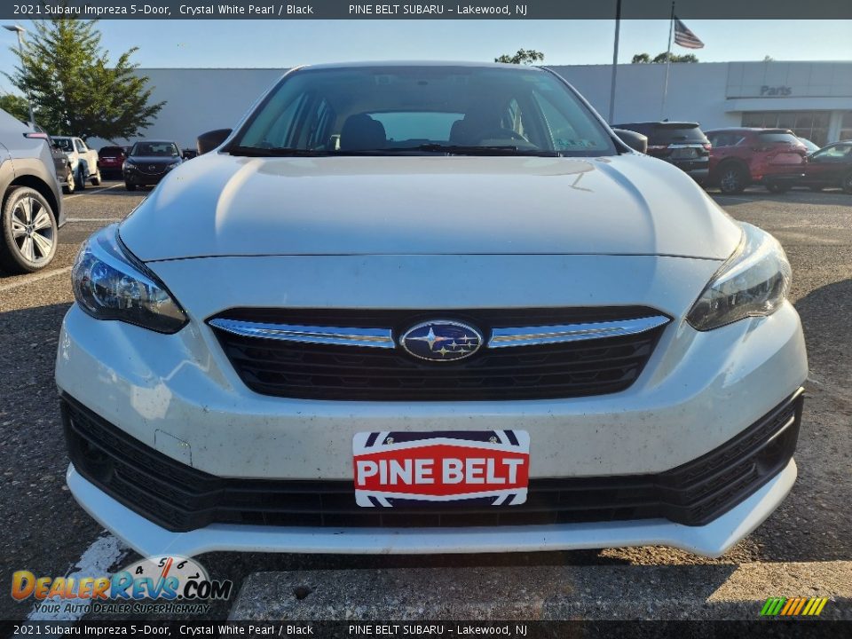 2021 Subaru Impreza 5-Door Crystal White Pearl / Black Photo #2