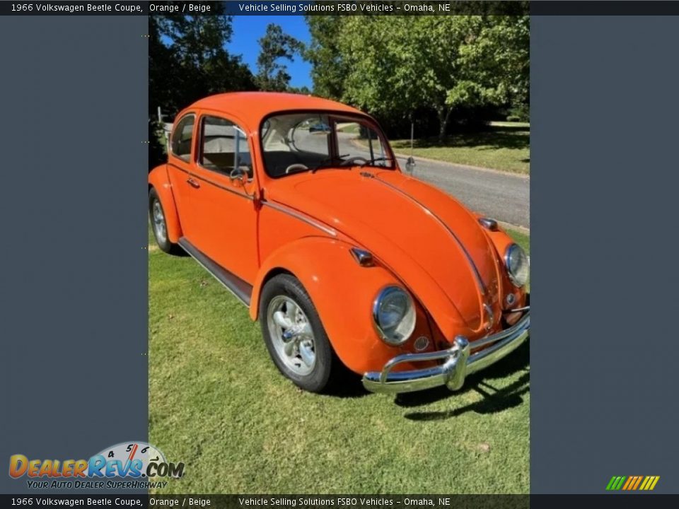 Front 3/4 View of 1966 Volkswagen Beetle Coupe Photo #3