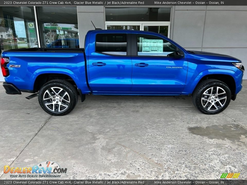 Glacier Blue Metallic 2023 Chevrolet Colorado Z71 Crew Cab 4x4 Photo #6