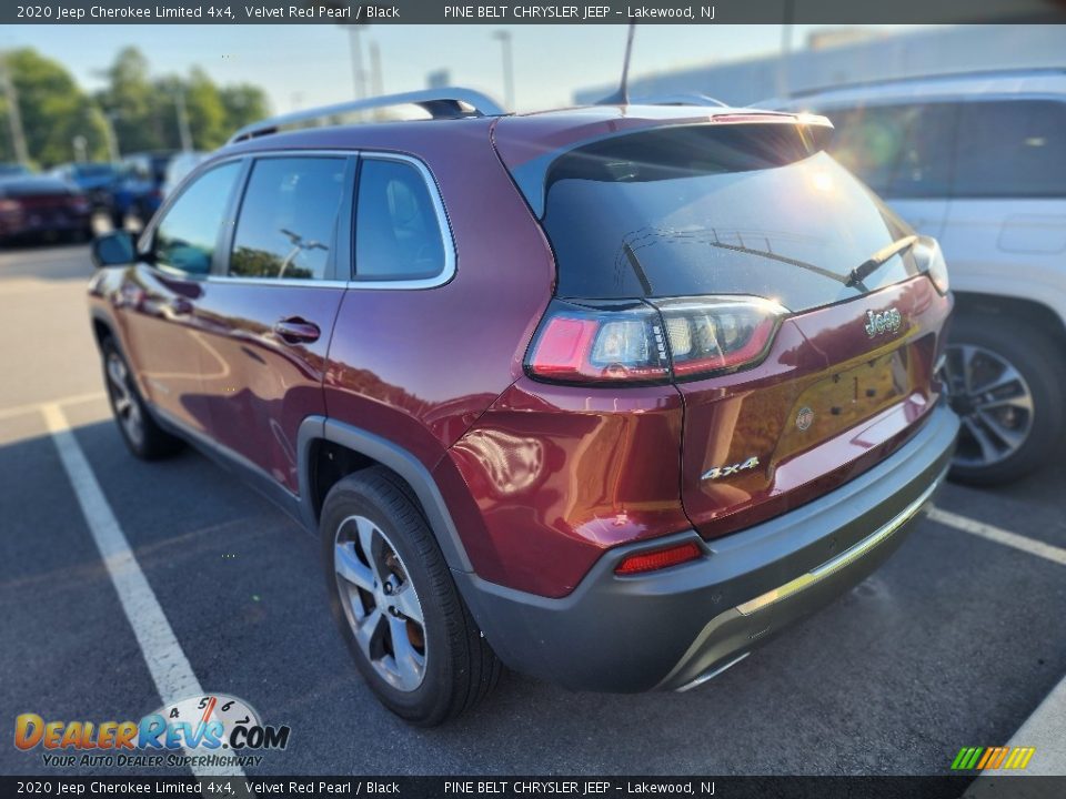 2020 Jeep Cherokee Limited 4x4 Velvet Red Pearl / Black Photo #4
