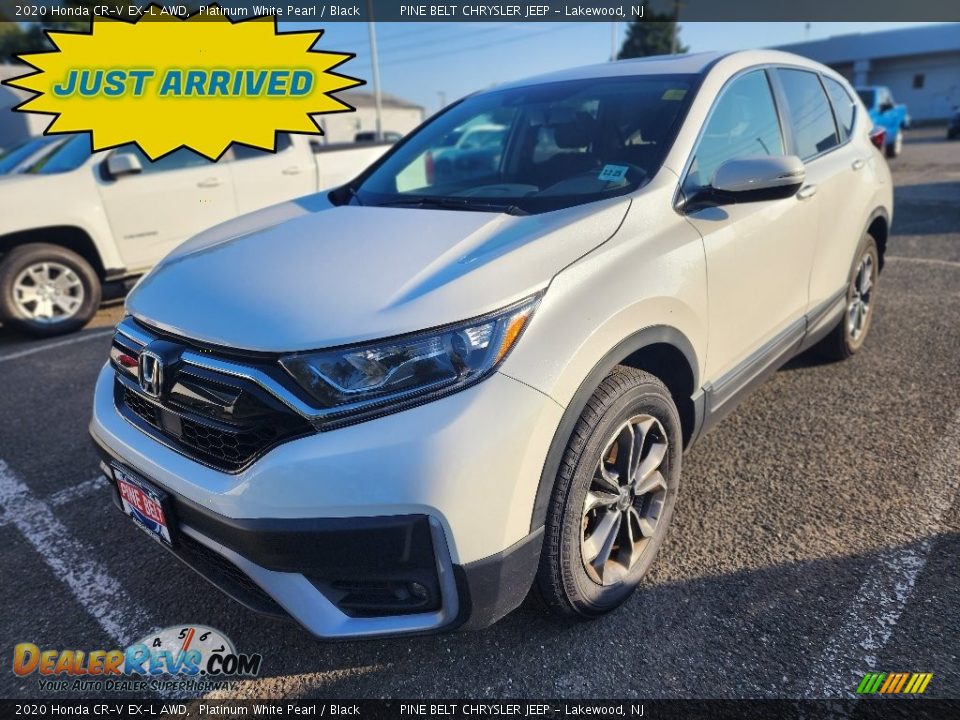 2020 Honda CR-V EX-L AWD Platinum White Pearl / Black Photo #1