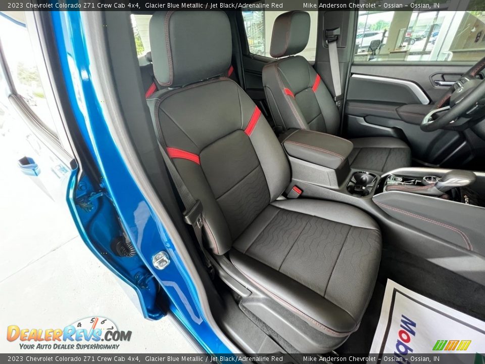 Jet Black/Adrenaline Red Interior - 2023 Chevrolet Colorado Z71 Crew Cab 4x4 Photo #25