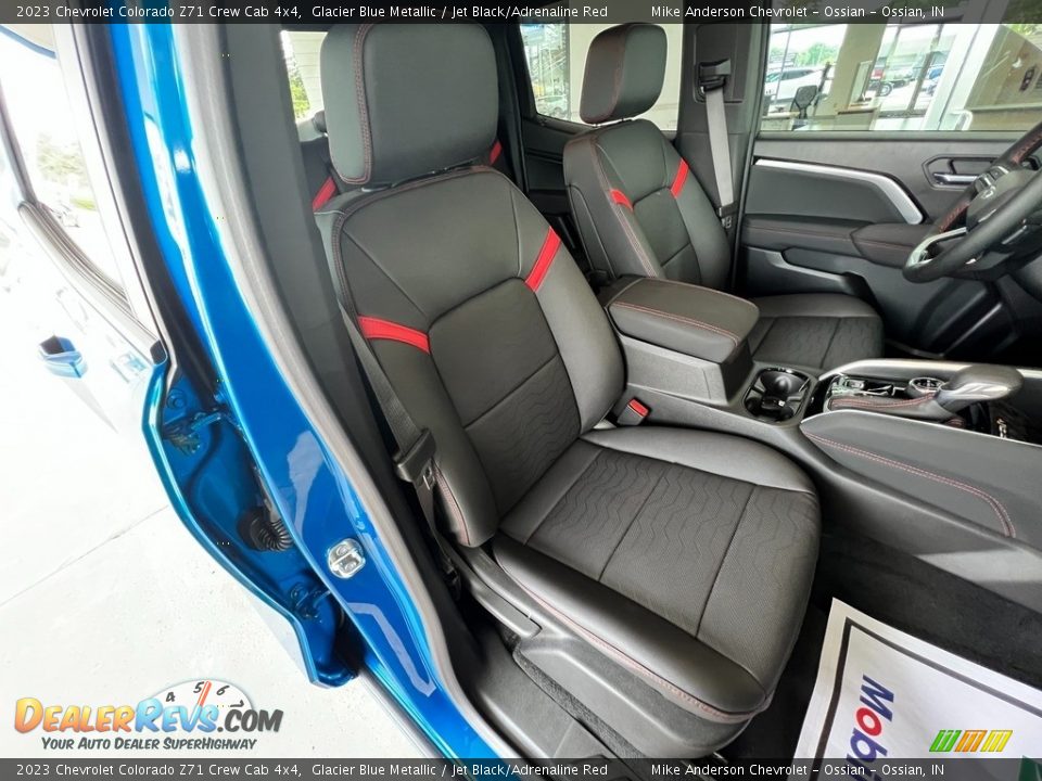 Jet Black/Adrenaline Red Interior - 2023 Chevrolet Colorado Z71 Crew Cab 4x4 Photo #25
