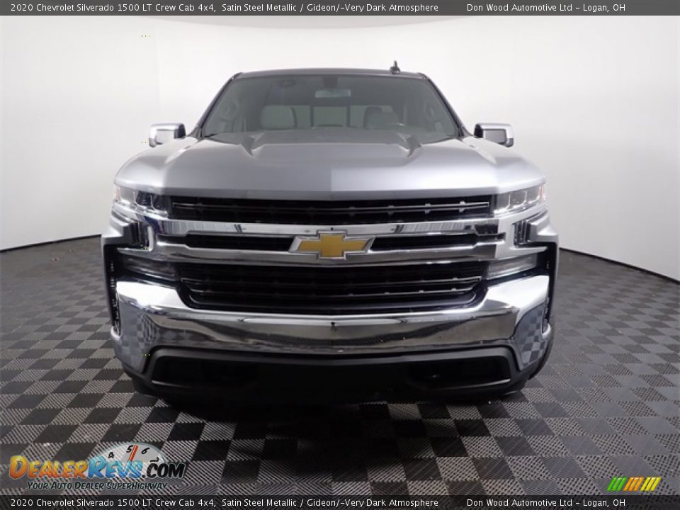 2020 Chevrolet Silverado 1500 LT Crew Cab 4x4 Satin Steel Metallic / Gideon/­Very Dark Atmosphere Photo #3
