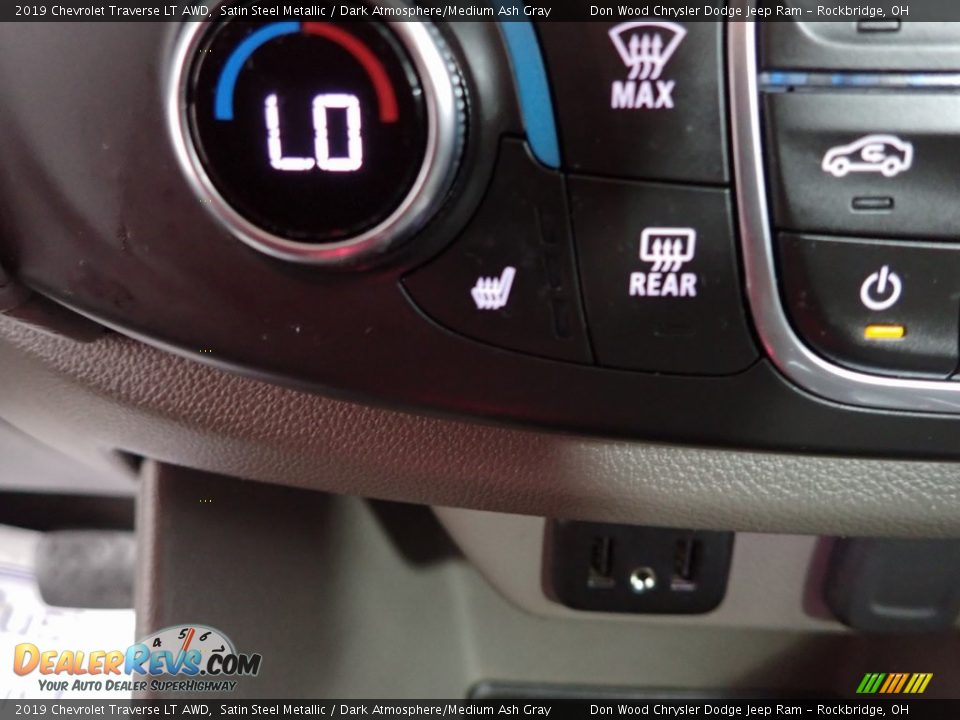 2019 Chevrolet Traverse LT AWD Satin Steel Metallic / Dark Atmosphere/Medium Ash Gray Photo #4