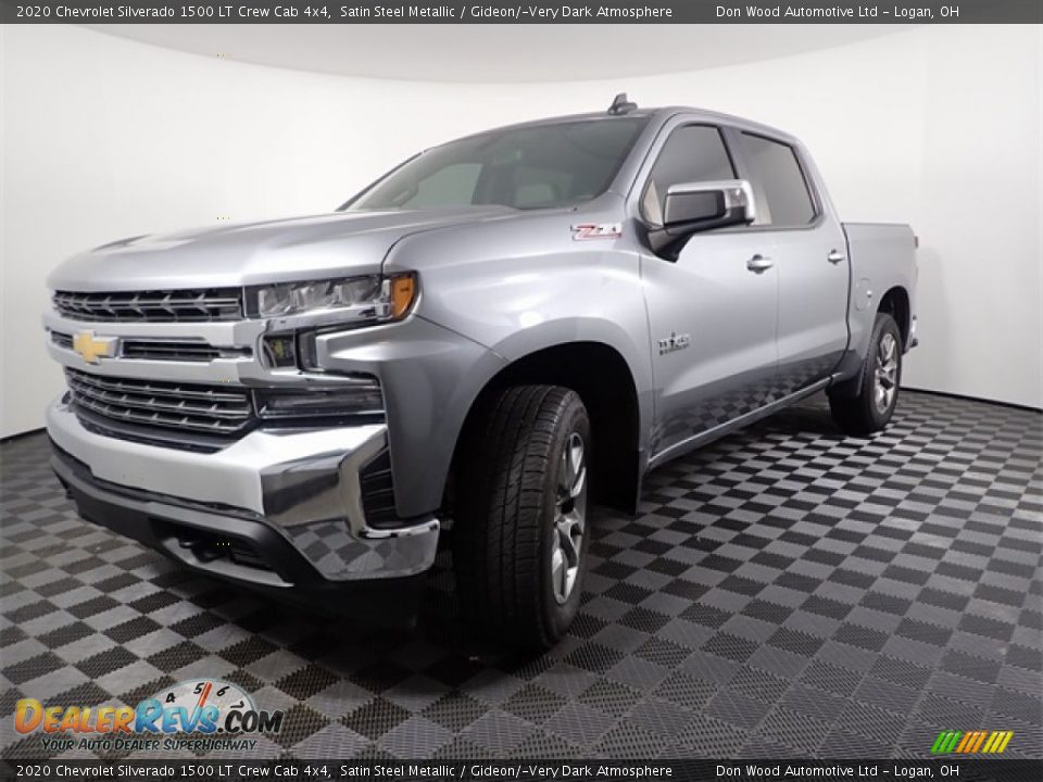 2020 Chevrolet Silverado 1500 LT Crew Cab 4x4 Satin Steel Metallic / Gideon/­Very Dark Atmosphere Photo #6