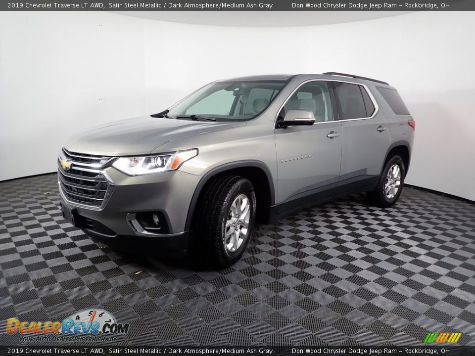 2019 Chevrolet Traverse LT AWD Satin Steel Metallic / Dark Atmosphere/Medium Ash Gray Photo #6