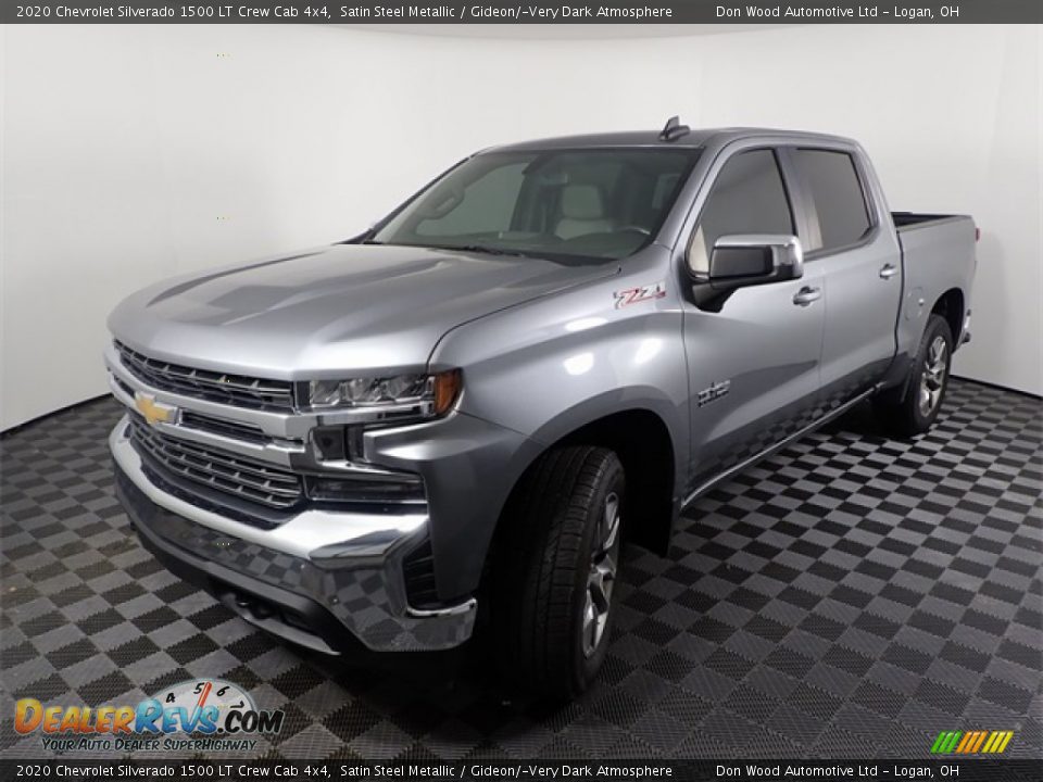2020 Chevrolet Silverado 1500 LT Crew Cab 4x4 Satin Steel Metallic / Gideon/­Very Dark Atmosphere Photo #7