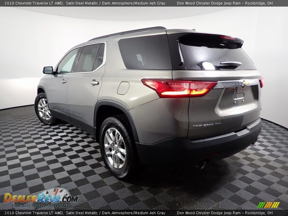 2019 Chevrolet Traverse LT AWD Satin Steel Metallic / Dark Atmosphere/Medium Ash Gray Photo #7