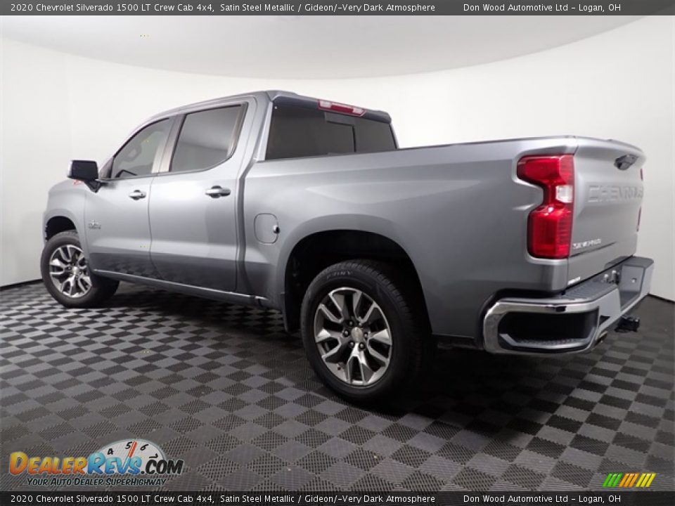 2020 Chevrolet Silverado 1500 LT Crew Cab 4x4 Satin Steel Metallic / Gideon/­Very Dark Atmosphere Photo #8