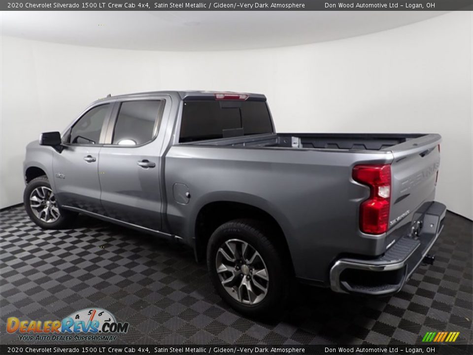 2020 Chevrolet Silverado 1500 LT Crew Cab 4x4 Satin Steel Metallic / Gideon/­Very Dark Atmosphere Photo #9
