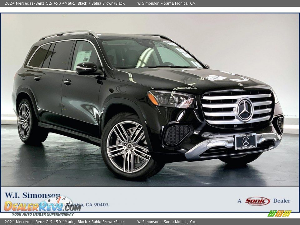 2024 Mercedes-Benz GLS 450 4Matic Black / Bahia Brown/Black Photo #1