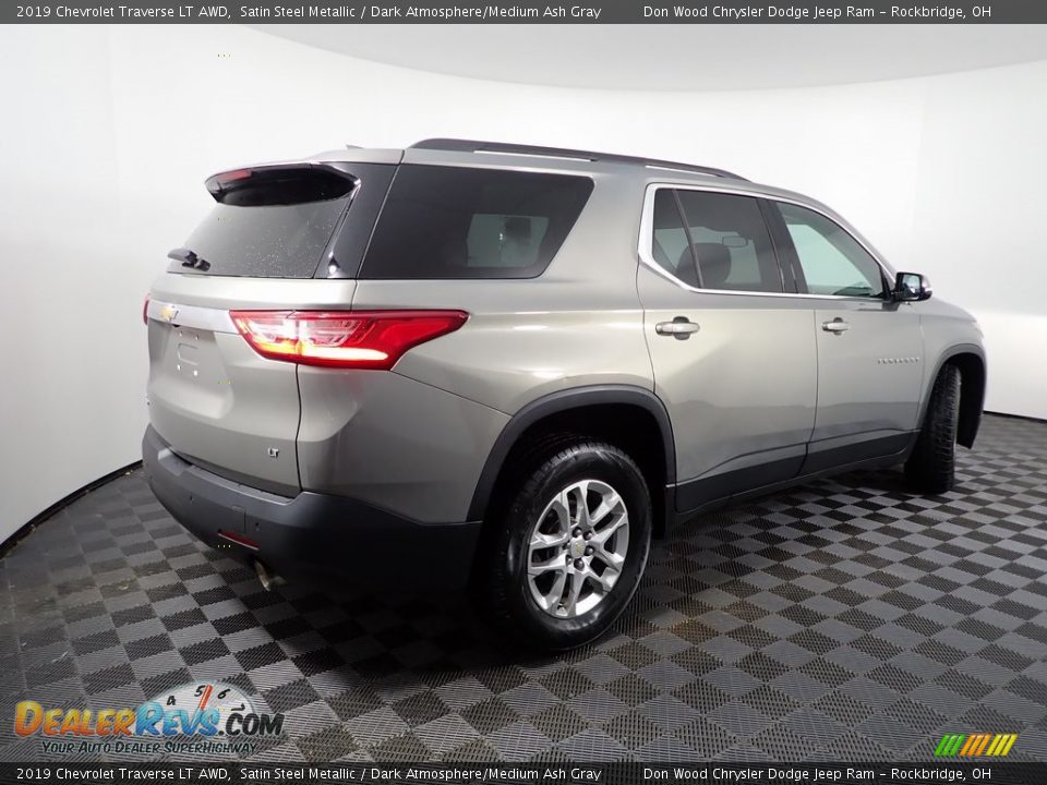 2019 Chevrolet Traverse LT AWD Satin Steel Metallic / Dark Atmosphere/Medium Ash Gray Photo #11