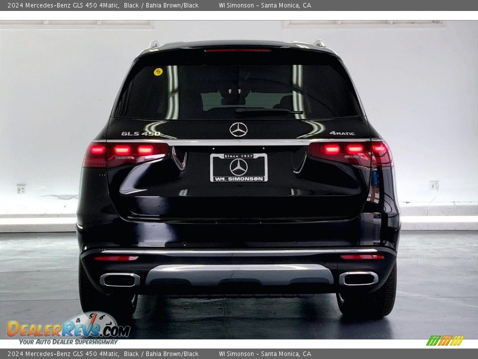 2024 Mercedes-Benz GLS 450 4Matic Black / Bahia Brown/Black Photo #3