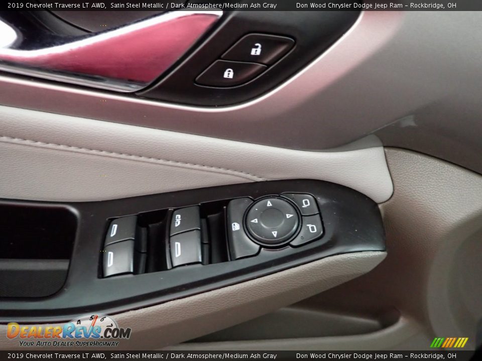 2019 Chevrolet Traverse LT AWD Satin Steel Metallic / Dark Atmosphere/Medium Ash Gray Photo #13