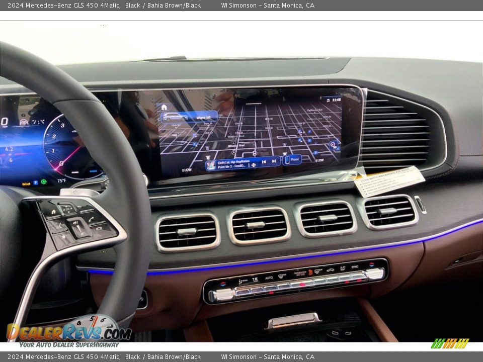 Controls of 2024 Mercedes-Benz GLS 450 4Matic Photo #7