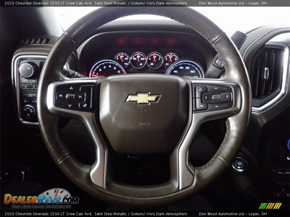 2020 Chevrolet Silverado 1500 LT Crew Cab 4x4 Satin Steel Metallic / Gideon/­Very Dark Atmosphere Photo #18