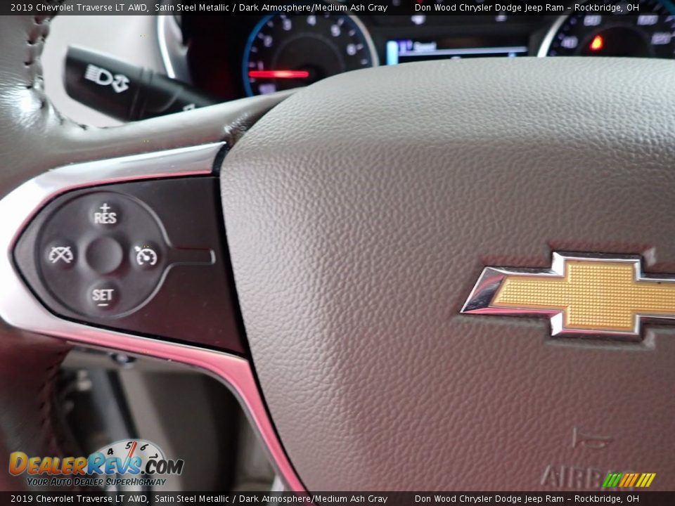 2019 Chevrolet Traverse LT AWD Satin Steel Metallic / Dark Atmosphere/Medium Ash Gray Photo #17