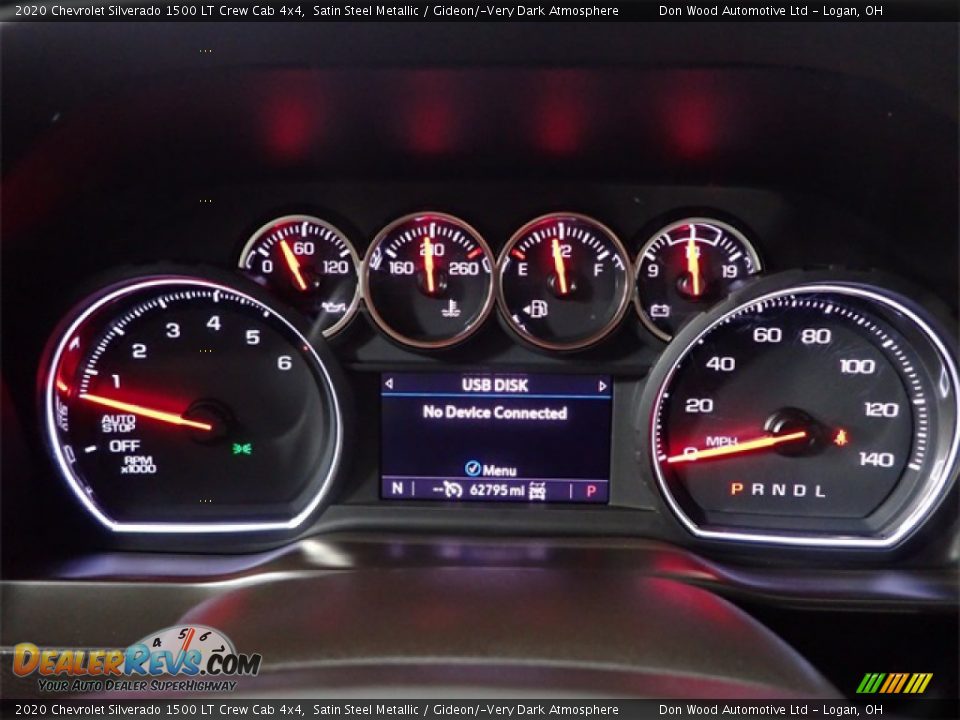 2020 Chevrolet Silverado 1500 LT Crew Cab 4x4 Satin Steel Metallic / Gideon/­Very Dark Atmosphere Photo #19