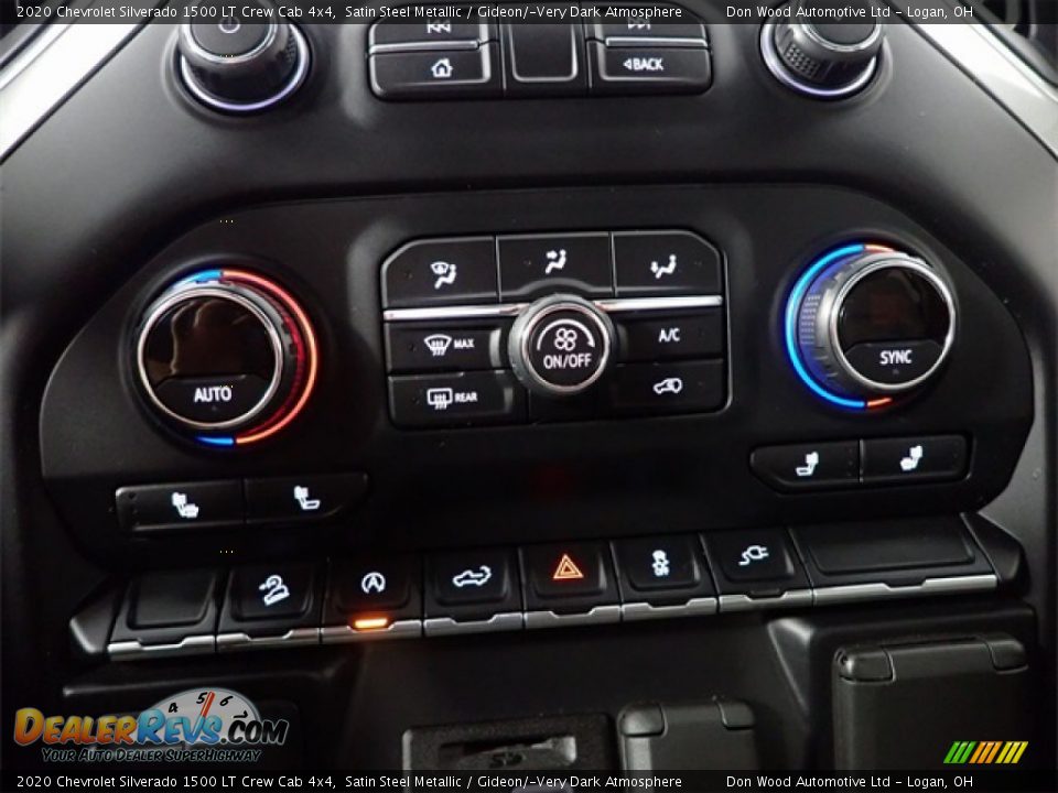 2020 Chevrolet Silverado 1500 LT Crew Cab 4x4 Satin Steel Metallic / Gideon/­Very Dark Atmosphere Photo #21