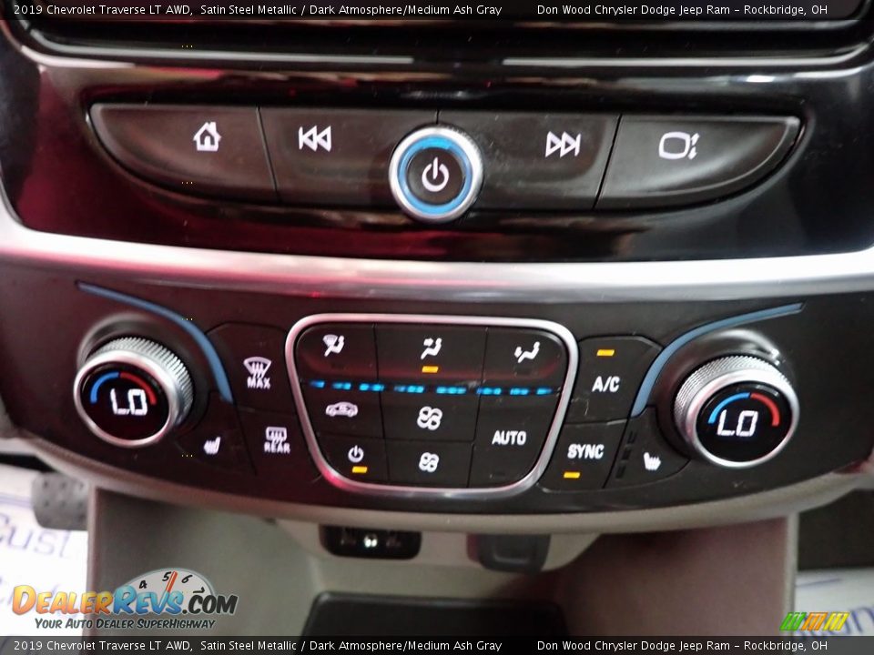 2019 Chevrolet Traverse LT AWD Satin Steel Metallic / Dark Atmosphere/Medium Ash Gray Photo #20