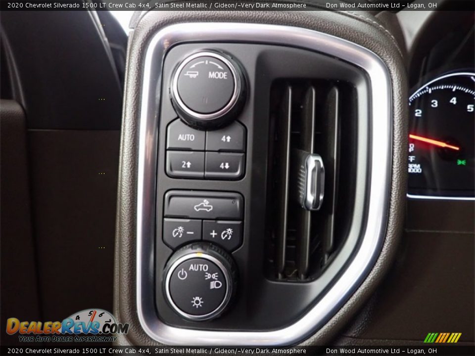2020 Chevrolet Silverado 1500 LT Crew Cab 4x4 Satin Steel Metallic / Gideon/­Very Dark Atmosphere Photo #22