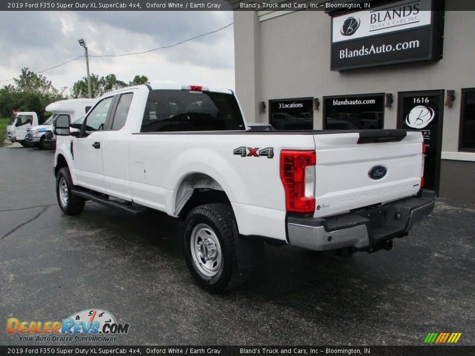 2019 Ford F350 Super Duty XL SuperCab 4x4 Oxford White / Earth Gray Photo #3