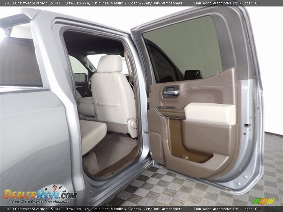 2020 Chevrolet Silverado 1500 LT Crew Cab 4x4 Satin Steel Metallic / Gideon/­Very Dark Atmosphere Photo #25