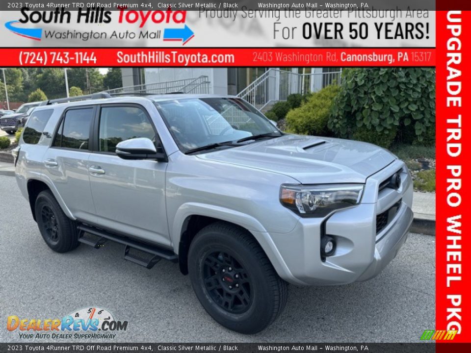 2023 Toyota 4Runner TRD Off Road Premium 4x4 Classic Silver Metallic / Black Photo #1