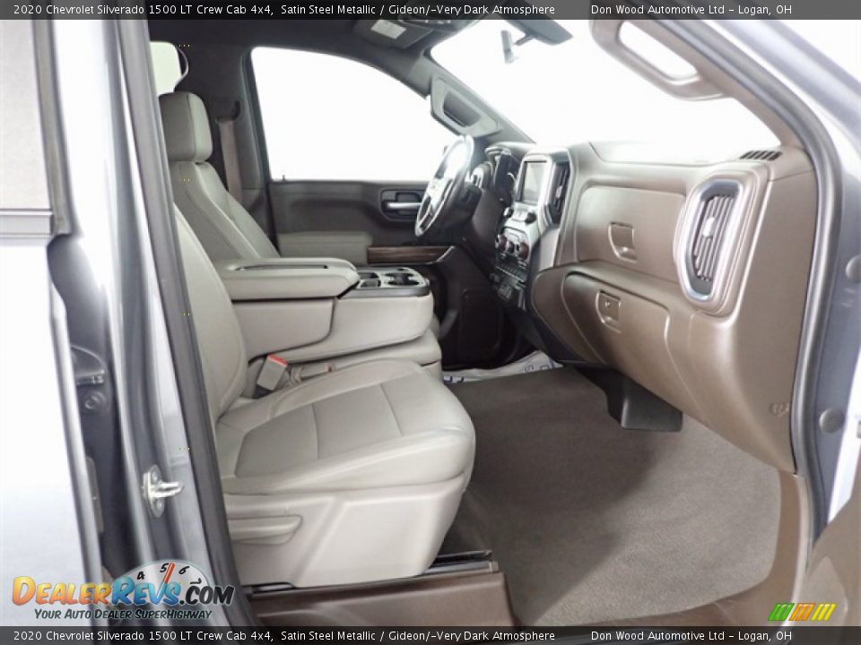 2020 Chevrolet Silverado 1500 LT Crew Cab 4x4 Satin Steel Metallic / Gideon/­Very Dark Atmosphere Photo #28