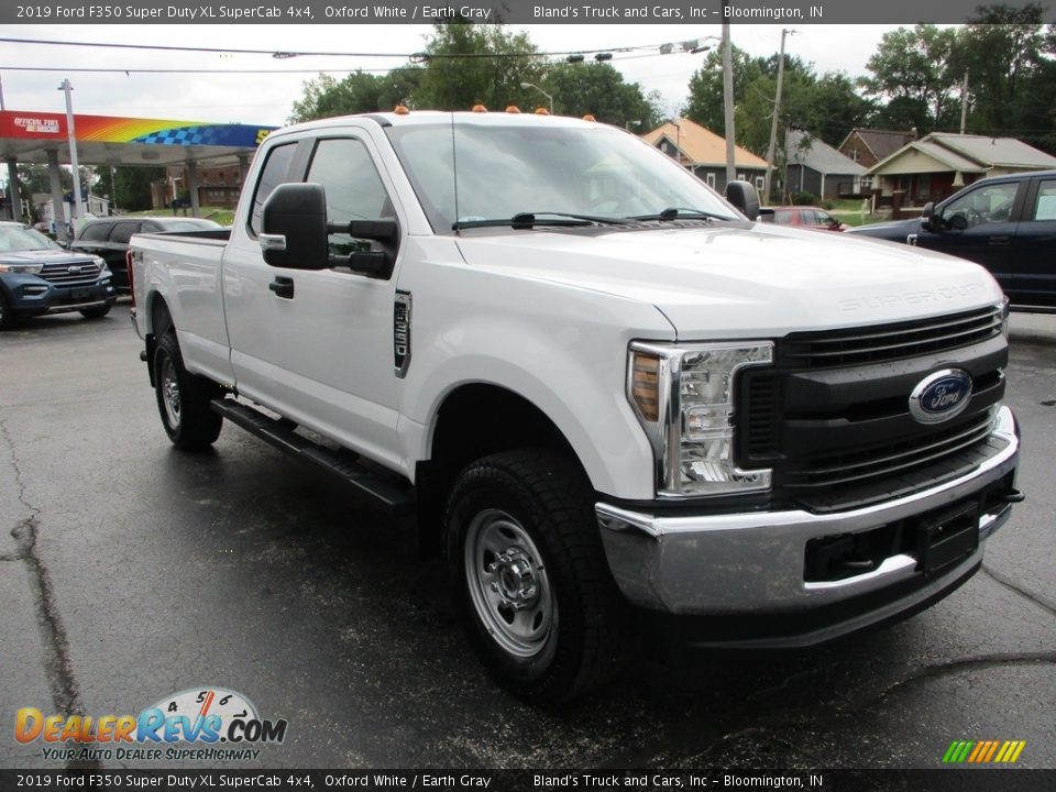 2019 Ford F350 Super Duty XL SuperCab 4x4 Oxford White / Earth Gray Photo #5