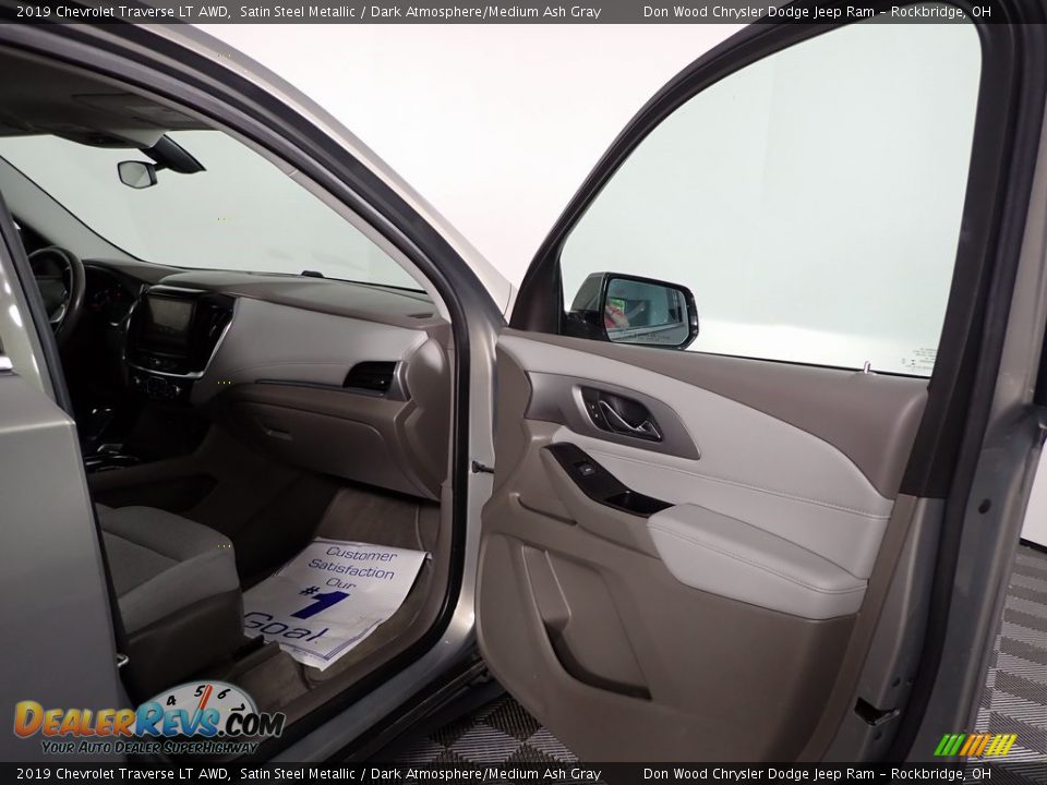 2019 Chevrolet Traverse LT AWD Satin Steel Metallic / Dark Atmosphere/Medium Ash Gray Photo #27