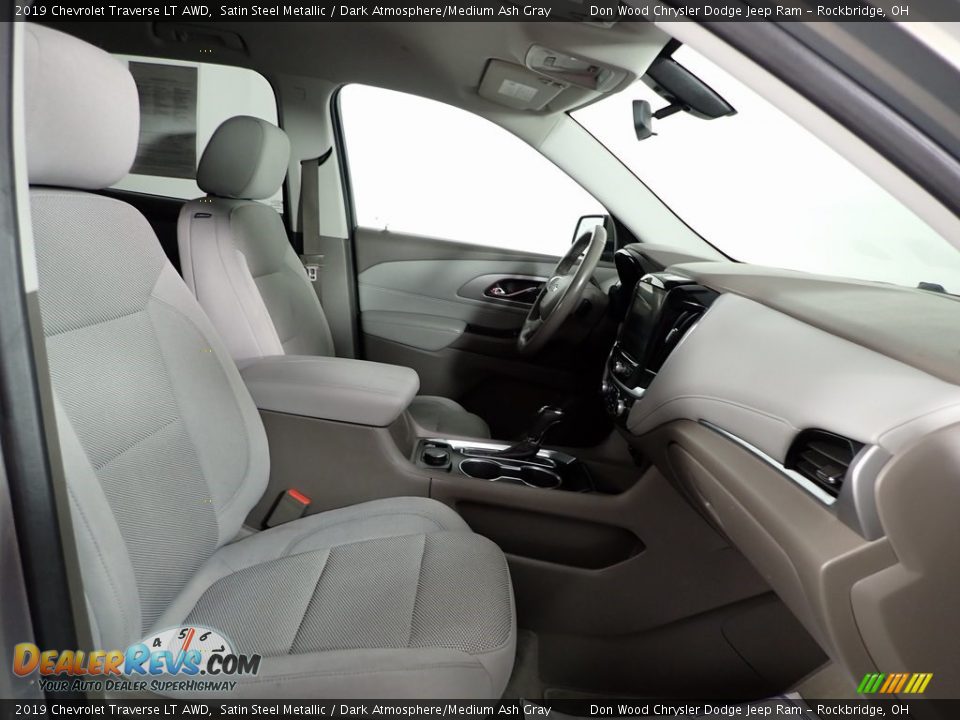 2019 Chevrolet Traverse LT AWD Satin Steel Metallic / Dark Atmosphere/Medium Ash Gray Photo #28