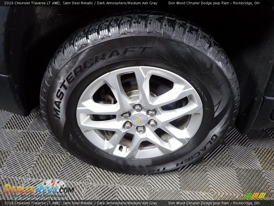 2019 Chevrolet Traverse LT AWD Satin Steel Metallic / Dark Atmosphere/Medium Ash Gray Photo #32