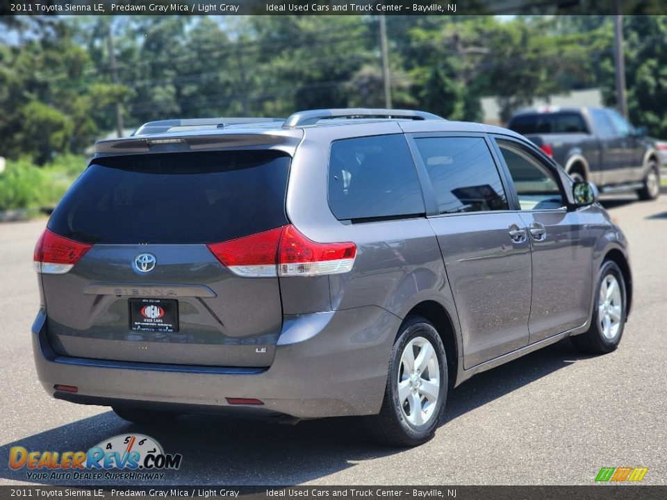 2011 Toyota Sienna LE Predawn Gray Mica / Light Gray Photo #6