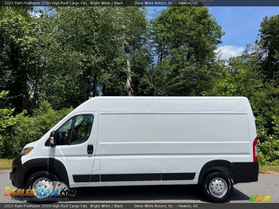 2023 Ram ProMaster 2500 High Roof Cargo Van Bright White / Black Photo #1