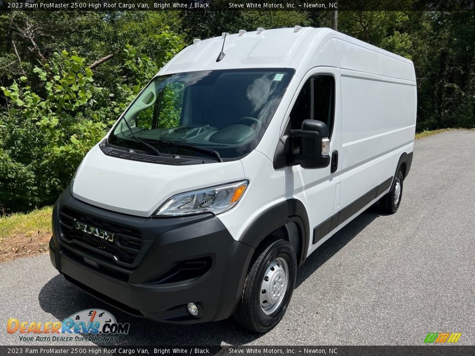 2023 Ram ProMaster 2500 High Roof Cargo Van Bright White / Black Photo #2