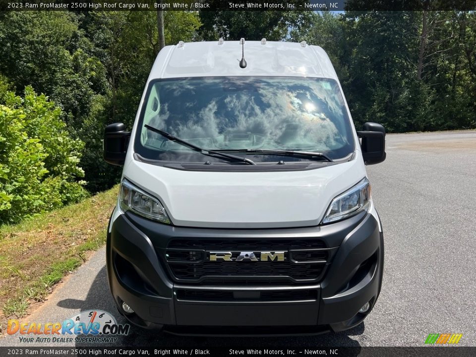 2023 Ram ProMaster 2500 High Roof Cargo Van Bright White / Black Photo #3