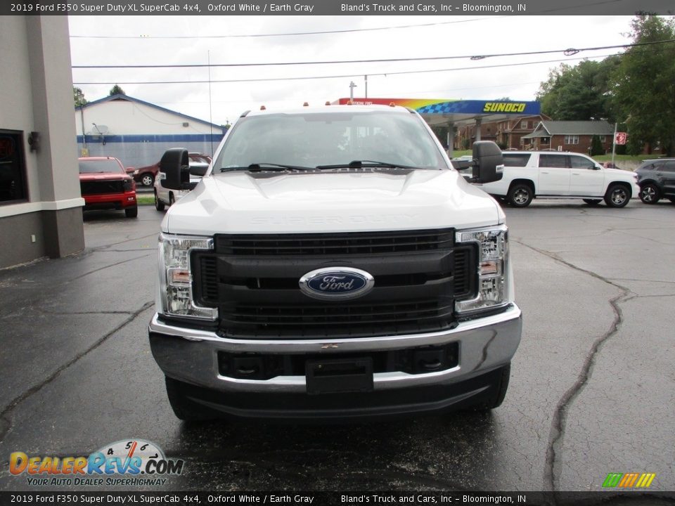 2019 Ford F350 Super Duty XL SuperCab 4x4 Oxford White / Earth Gray Photo #23