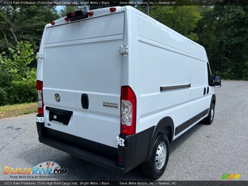 2023 Ram ProMaster 2500 High Roof Cargo Van Bright White / Black Photo #6