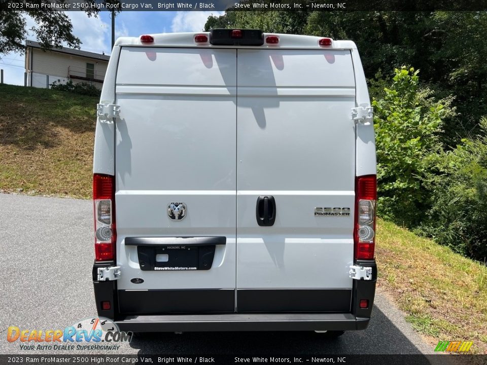 2023 Ram ProMaster 2500 High Roof Cargo Van Bright White / Black Photo #7