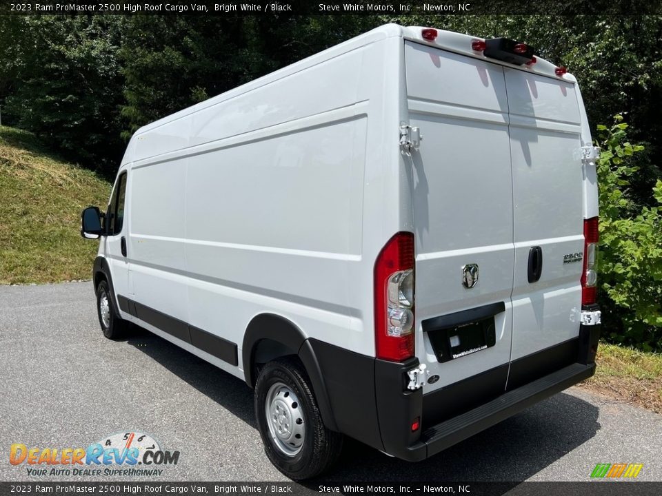 2023 Ram ProMaster 2500 High Roof Cargo Van Bright White / Black Photo #8