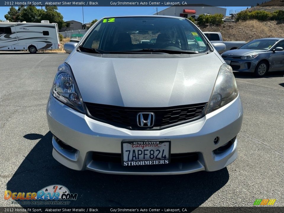 2012 Honda Fit Sport Alabaster Silver Metallic / Black Photo #2