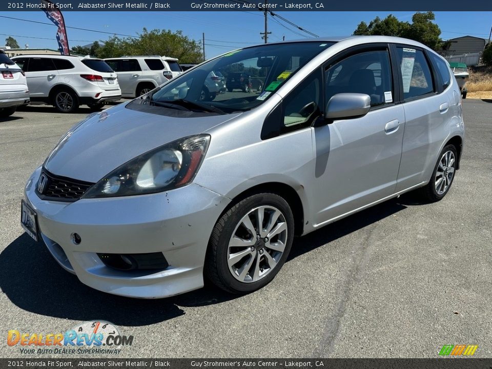 2012 Honda Fit Sport Alabaster Silver Metallic / Black Photo #3