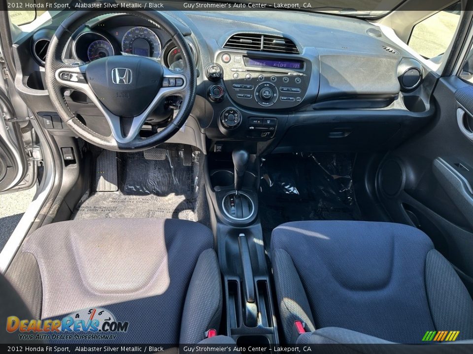 2012 Honda Fit Sport Alabaster Silver Metallic / Black Photo #10