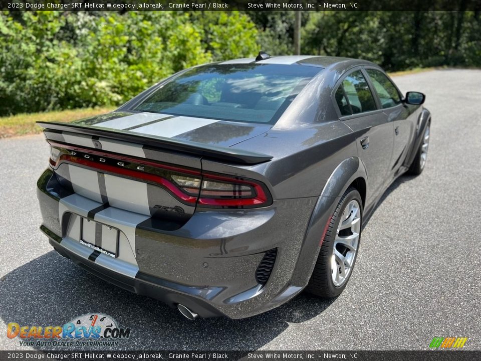 2023 Dodge Charger SRT Hellcat Widebody Jailbreak Granite Pearl / Black Photo #6