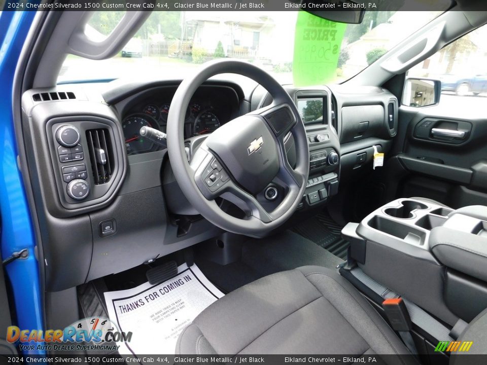 Front Seat of 2024 Chevrolet Silverado 1500 Custom Crew Cab 4x4 Photo #24