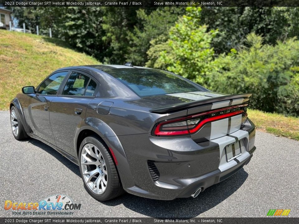 2023 Dodge Charger SRT Hellcat Widebody Jailbreak Granite Pearl / Black Photo #9